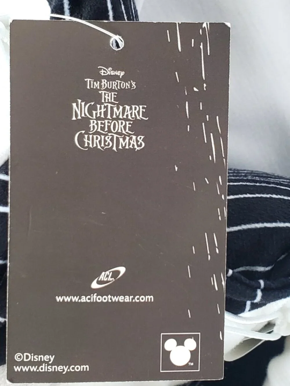 NWT Disney The Nightmare Before Christmas Jack Skellington Slippers - Men's 9/10